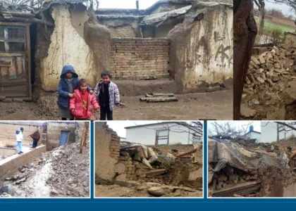 Snow spell destroys 52 houses in Panjsher, Kapisa