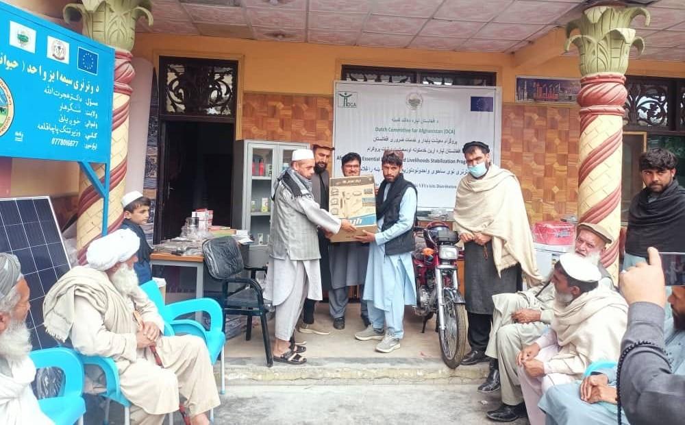 Pet clinics set up in Nangarhar’s Sherzad, Khogyani districts