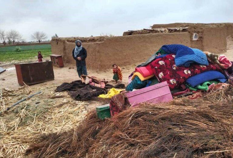 در پی بارنده‌گی‌های اخیر در هلمند ۸ تن جان باخته‌اند