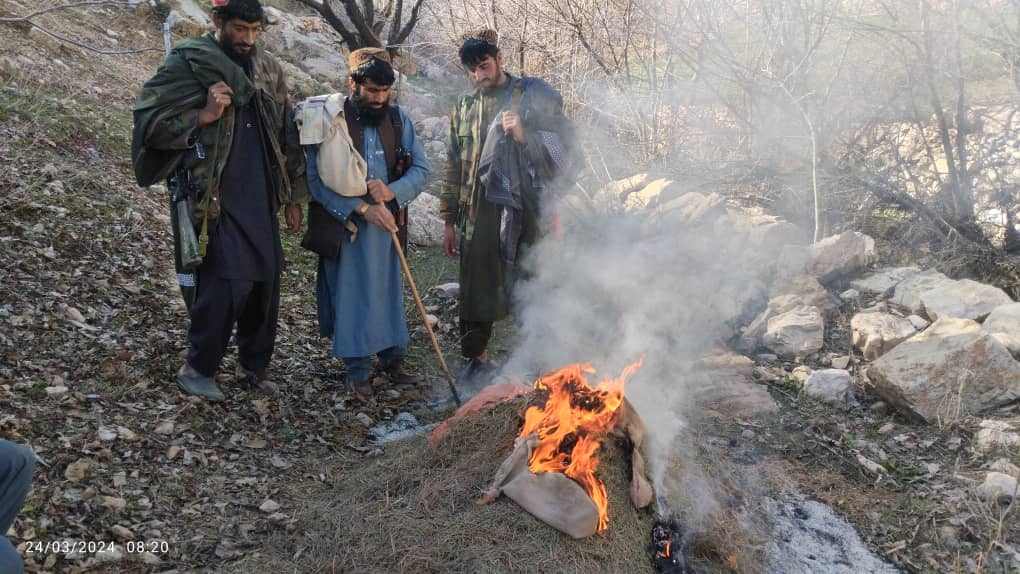 نزدیک به شش‌ونیم تُن اومان و یک کارخانه تولید مواد مخدر در دایکندی از بین برده شد