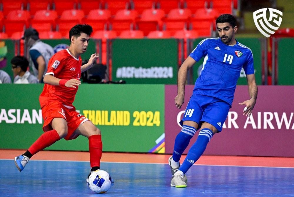 تیم‌ ملی فوتسال افغانستان در برابر کویت مساوی کرد