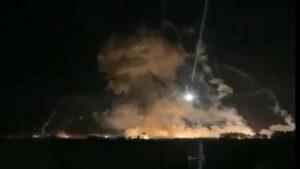Blast rocks military base in Iraq