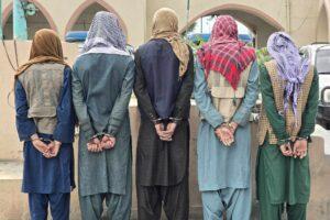 پنج تن به اتهام سرقت در خوست بازداشت شدند