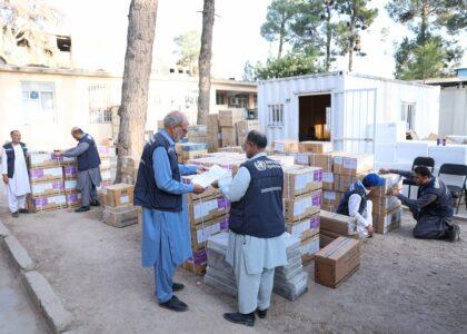 سازمان صحی جهان به ارزش بیش از ۴ میلیون دالر کیت صحی به افغانستان کمک کرد