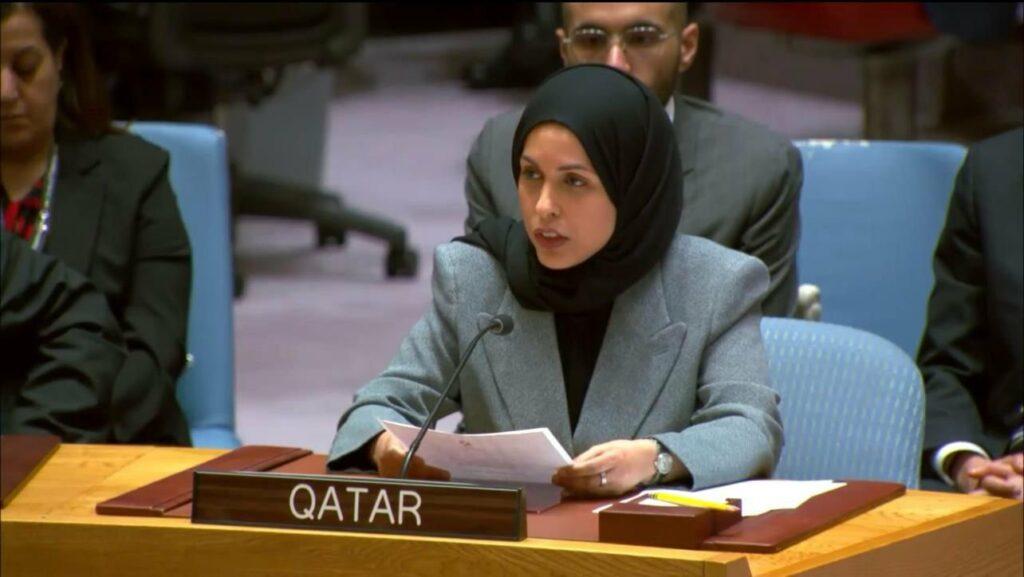 قطر: ملګرو ملتونو کې د فلسطین بشپړ غړیتوب پرېکړه‌لیک مسودې نه تصویب سیمه کې د سولې هڅو ناکامي ده