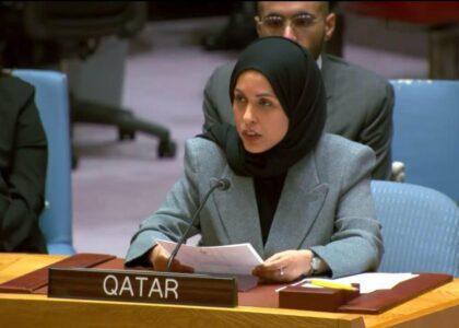 قطر:عدم تصویب قطعنامۀ پیشنهادی عضویت کامل فلسطین در سازمان ملل، شکستی برای برقراری صلح در منطقه است