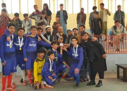 تیم خورشید در پروان قهرمان مسابقات فوتسال شد