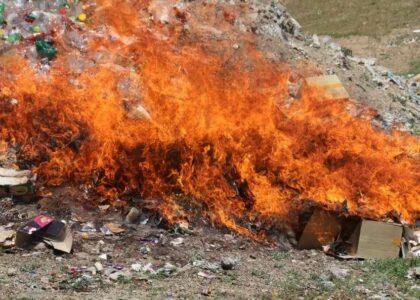 14 tonnes of expired drugs, food torched in Logar