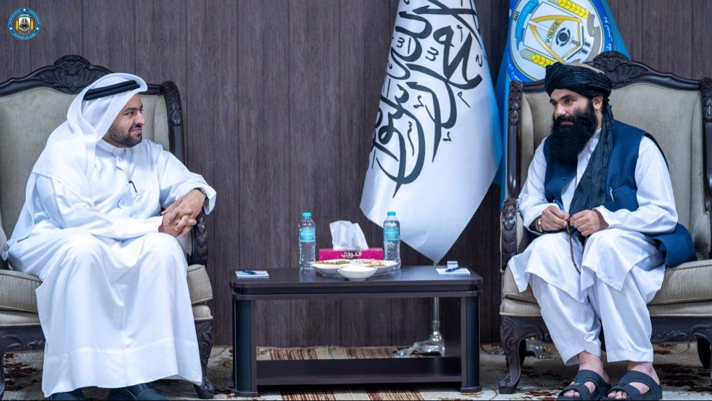 حقانی و معاون وزیر خارجۀ قطر در مورد موضوعات سیاسی و اقتصادی گفتگو کردند