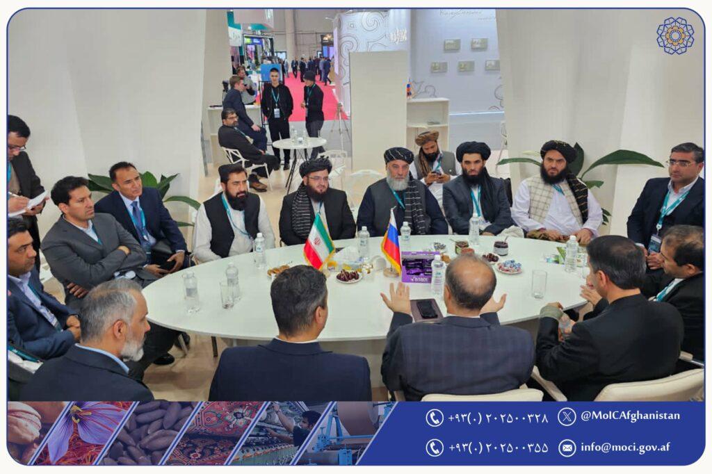 مقام‌های افغان و ایران روی گسترش روابط تجاری و اقتصادی تاکید کردند