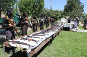 Dozens arrested with illegal weapons in Khost in 2 months