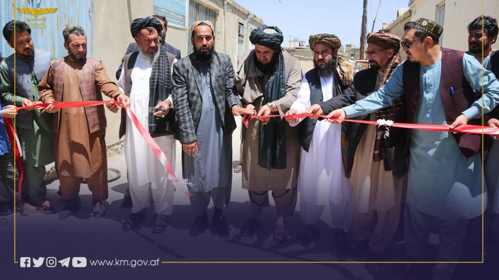 کار سه پروژه در شهر کابل تکمیل شد
