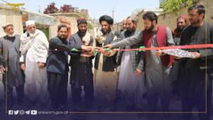 4 projects worth 40m afghanis executed in Kabul districts
