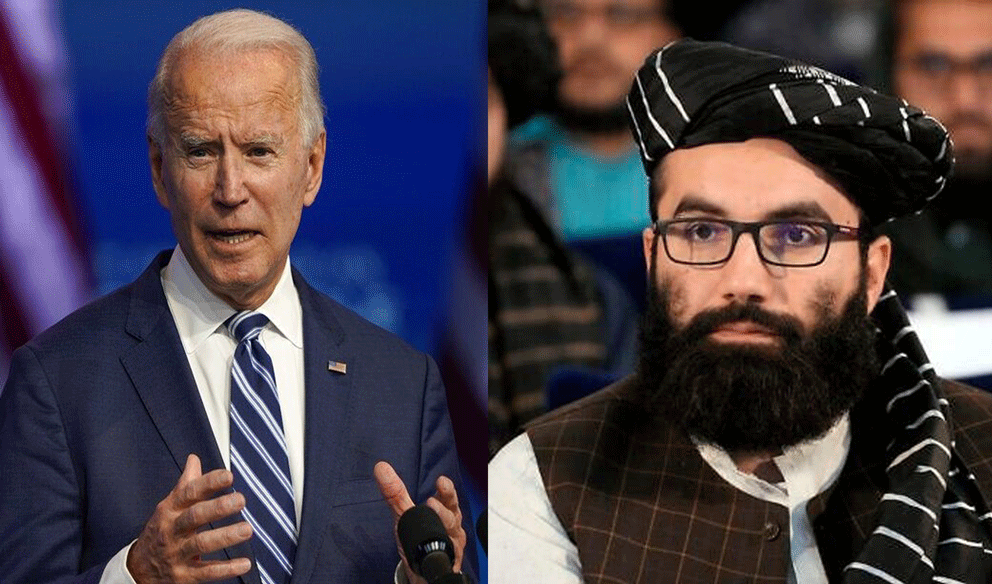 Haqqani scorns Biden’s remarks on disunity among Afghans