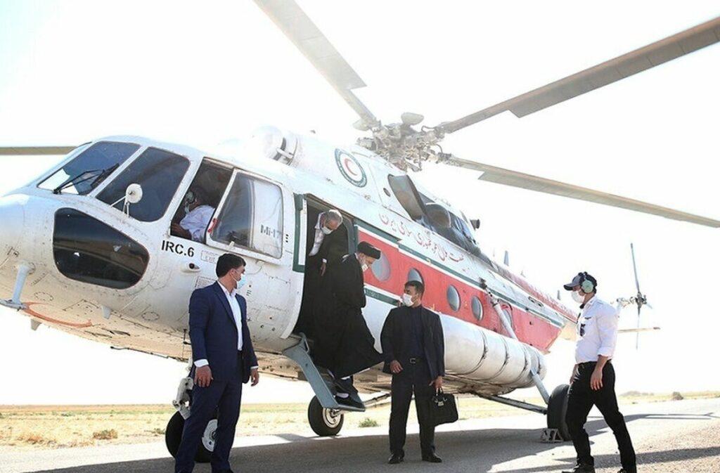 هلیکوپتر حامل رئیس‌جمهور ایران نشست اضطراری کرده‌است