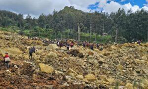 Over 300 feared dead under landslide debris in Papua New Guinea