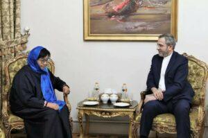 یک مقام ایران با اوتونبایوا در مورد نشست آیندۀ دوحه برای افغانستان گفت‌وگو کرد