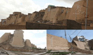 Recent rains partially damage Ghazni’s Balahisar