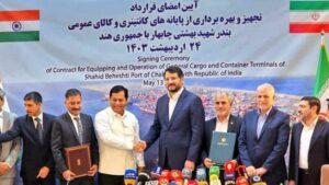 هند قرارداد ۱۰ ساله برای بهره‌برداری از بندر چابهار با ایران امضا کرد