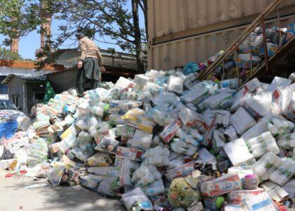 25 tons of expired, low-quality food items destroyed in Kabul
