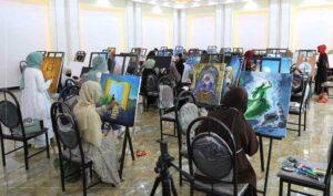 برگزاری نمایشگاه رقابتی نقاشی و خطاطی در کابل