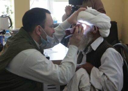 روند تداوی رایگان بیماران چشم در هرات آغاز شد