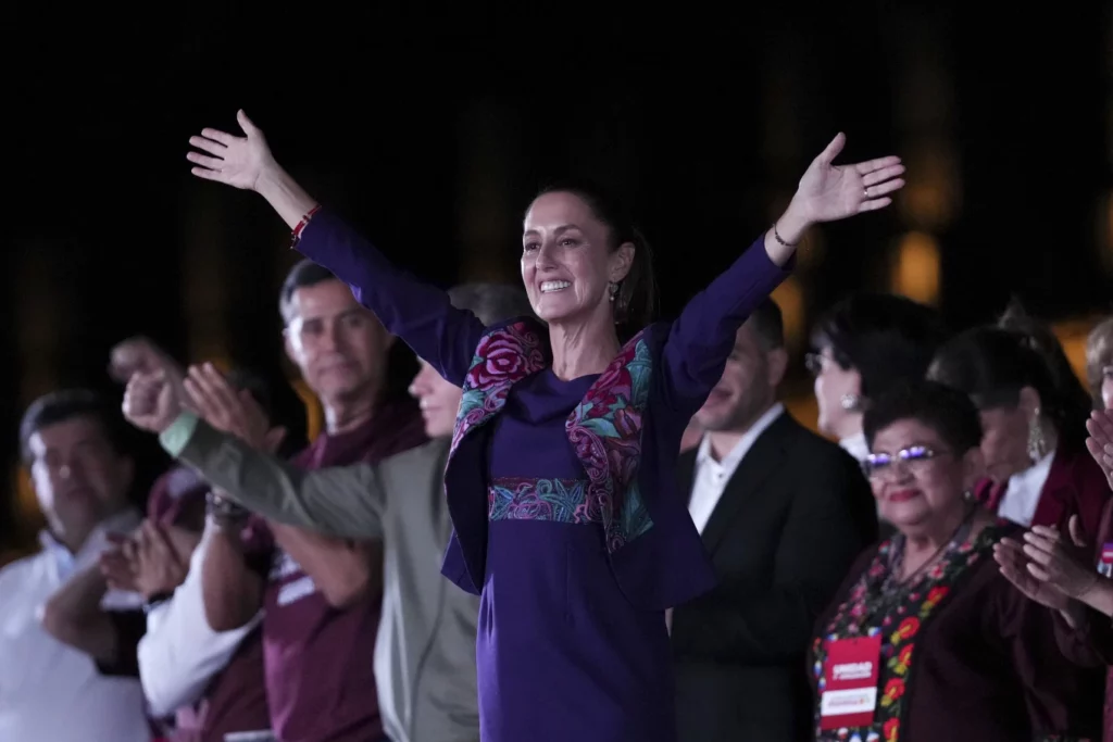 In a first, woman elected Mexico president