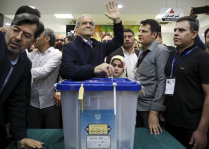 Pezeshkian leading Iran’s presidential race