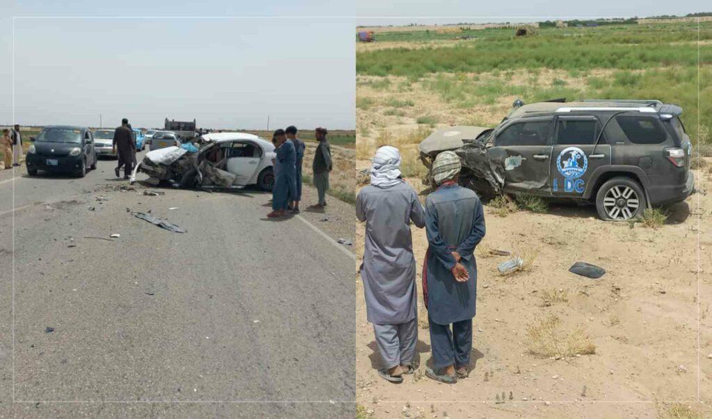 در دو رویداد ترافیکی در جوزجان ۱۲ تن زخمی شدند