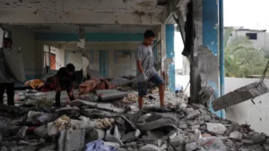 32 Palestinians killed in Israeli attack on Gaza school