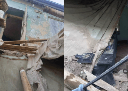 Badakhshan radio equipment buries under rubble