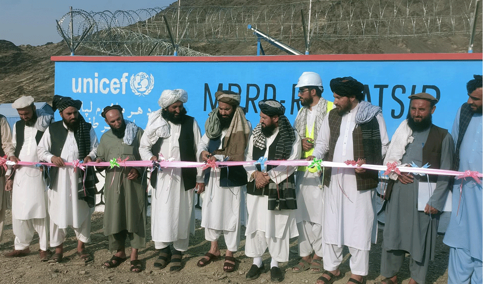 3 water supply networks put into service in Nangarhar