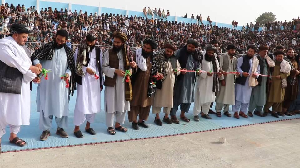 یک میدان ورزشی پهلوانی به هزینۀ چهار میلیون افغانی در شهر قلعۀ‌‎نو بادغیس افتتاح شد