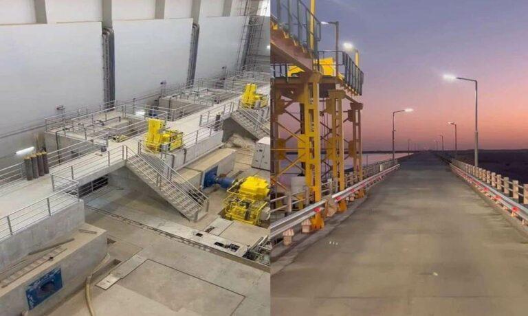 Kamal Khan Dam’s turbines switched on