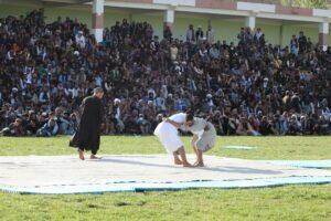 مسابقات پهلوانی با اشتراک ۱۰۰ ورزشکار در غور برگزار شد