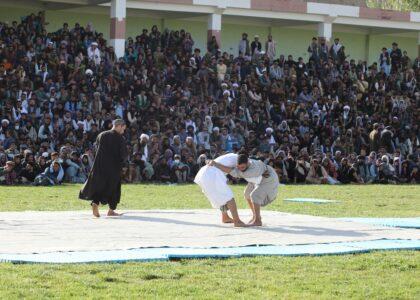 مسابقات پهلوانی با اشتراک ۱۰۰ ورزشکار در غور برگزار شد