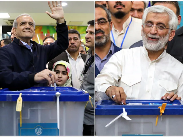 Pezeshkian, Jalili in fray as Iran heads to runoff vote