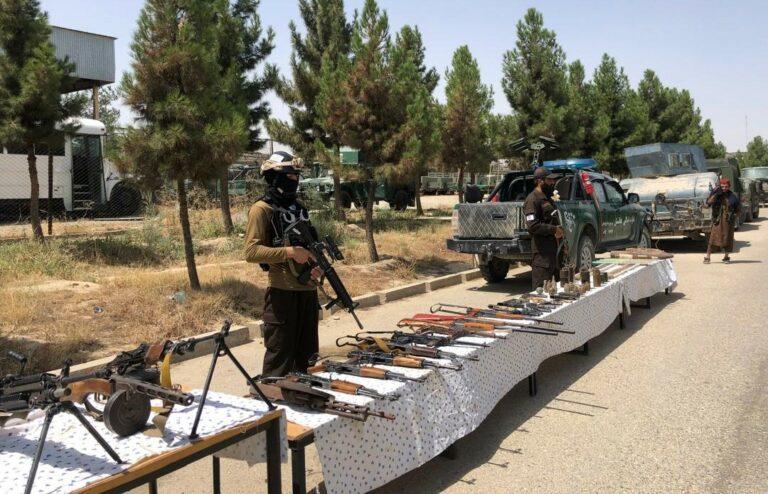 Dozens of weapons seized in Balkh in 3 months