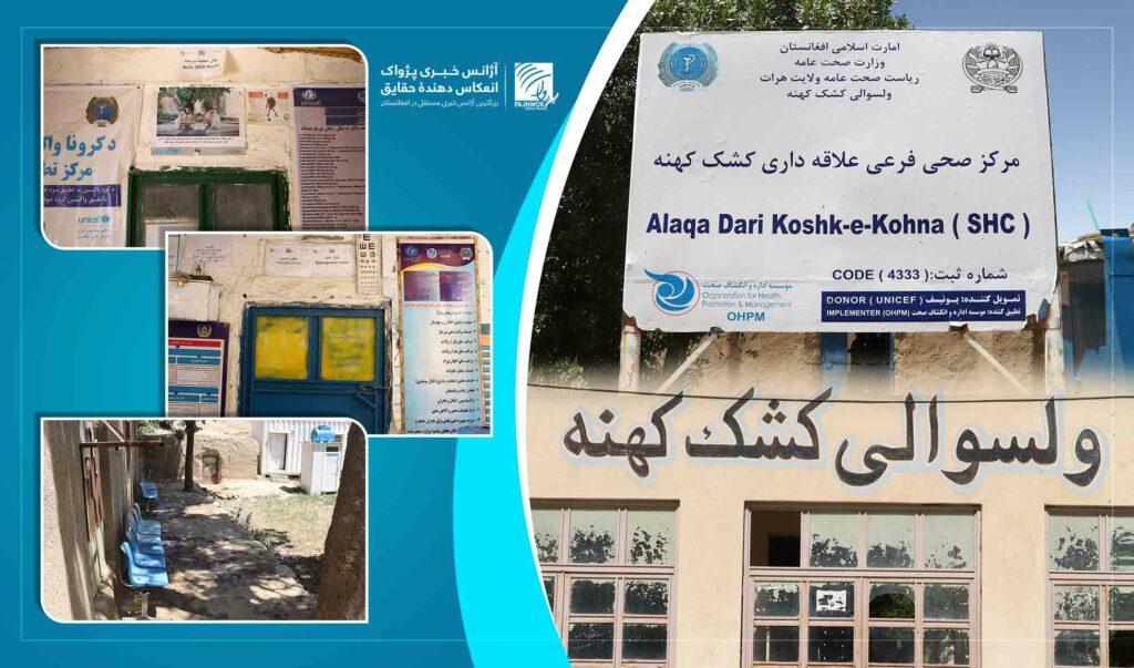 Herat’s Kushk-i-Kohna residents resent inadequate health services