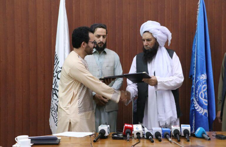 وزارت کار و امور اجتماعی هشت تفاهمنامه را با چهار مؤسسۀ ملی و بین‌المللی امضا کرد