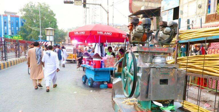Handcarts make Jalalabad roads narrow, no room for pedestrians