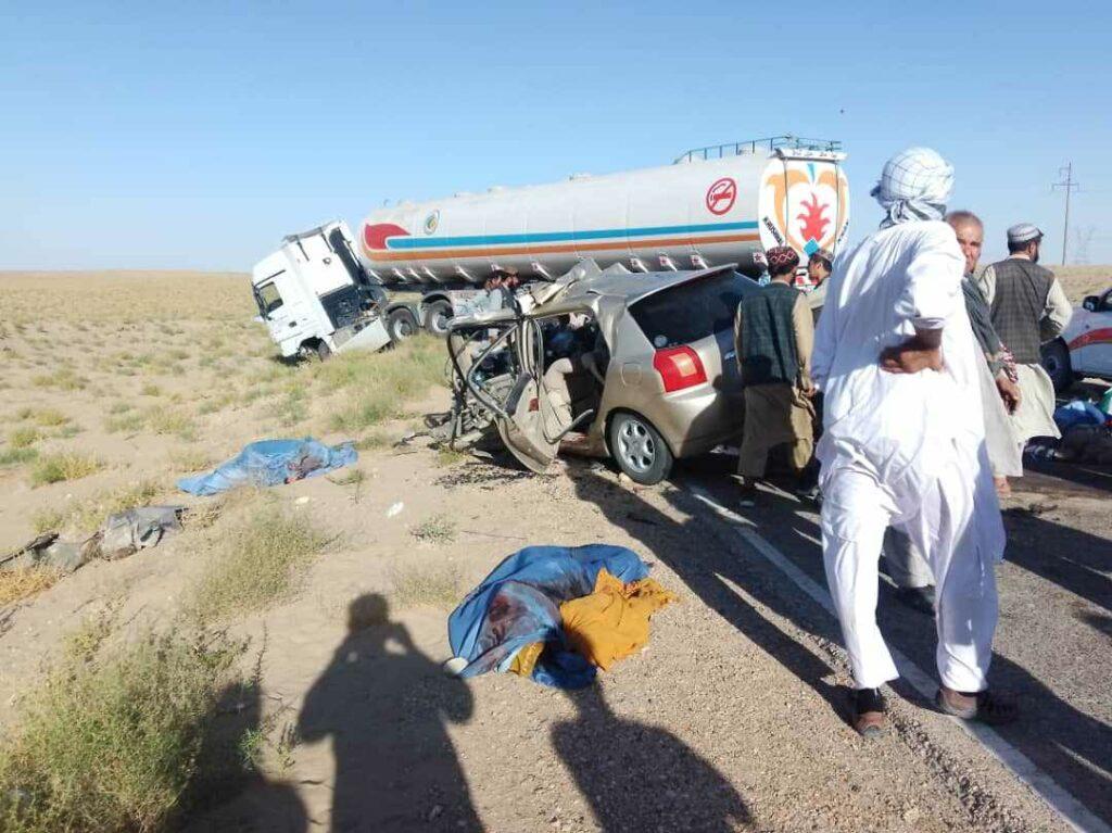 در یک رویداد ترافیکی در جوزجان هشت عضو یک خانواده جان باخته‌اند