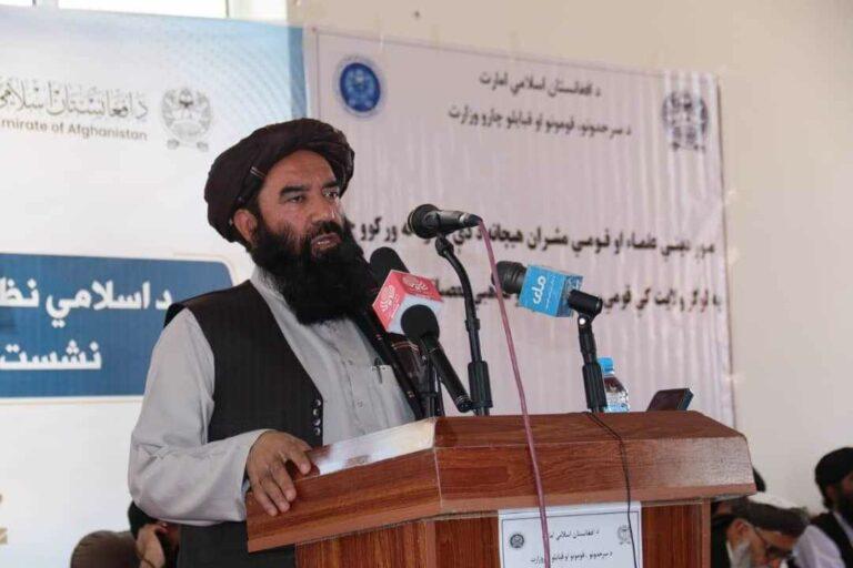 نوري: د ا.ا له واکمنېدو راهیسې په ټول هېواد کې ۴۰۰ شخړې او دښمنۍ هوارې شوې دي
