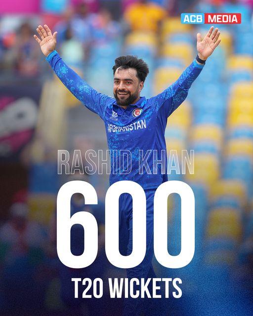 Rashid Khan achieves historic 600 T20 wickets milestone 