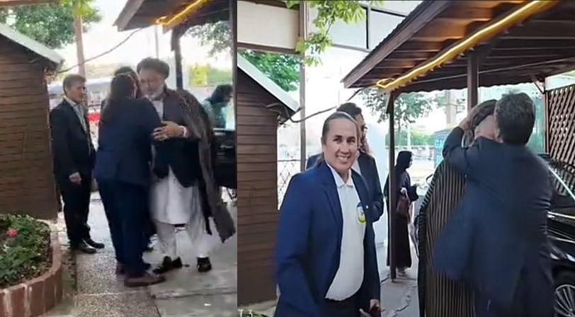 Mohaqiq hugs man not woman during greeting