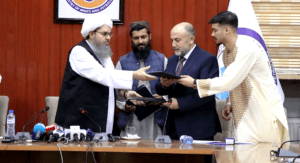 د جوزجان یتیم‌تاق سیمې د ګازو د دوو څاګانو د کېندنې تړون لاسلیک شو