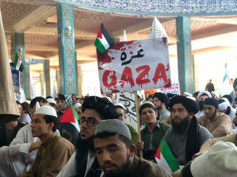 بلخ کې د فلسطین په ملاتړ او د اسماعیل هنیه د ترور غبرګون کې غونډه جوړه شوه