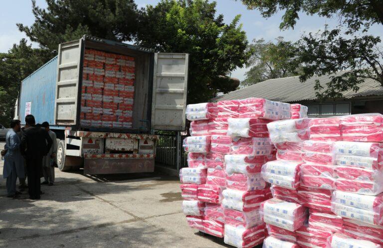Afghanistan exports 2 containers of diapers to Uzbekistan