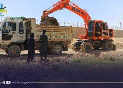 Road costing over 107m afs being built in Kabul