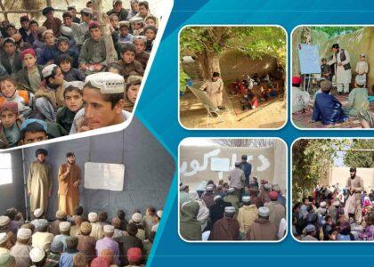 Helmand youth imparts free education to 300 children at home